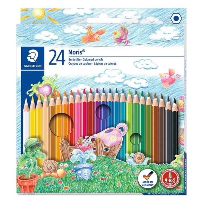 Noris Club färgpennor 24-pack (3 år+) i gruppen Kids / Barnpennor / Färgpennor för barn hos Pen Store (111077)