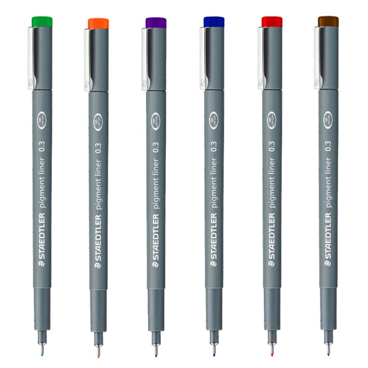 Pigment Liner Color 0.3 mm Blue i gruppen Pennor / Skriva / Fineliners hos Pen Store (111209)