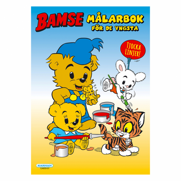 Bamse Målarbok för de yngsta i gruppen Kids / Barnpyssel och kreativitet / Målar- och pysselböcker hos Pen Store (111782)