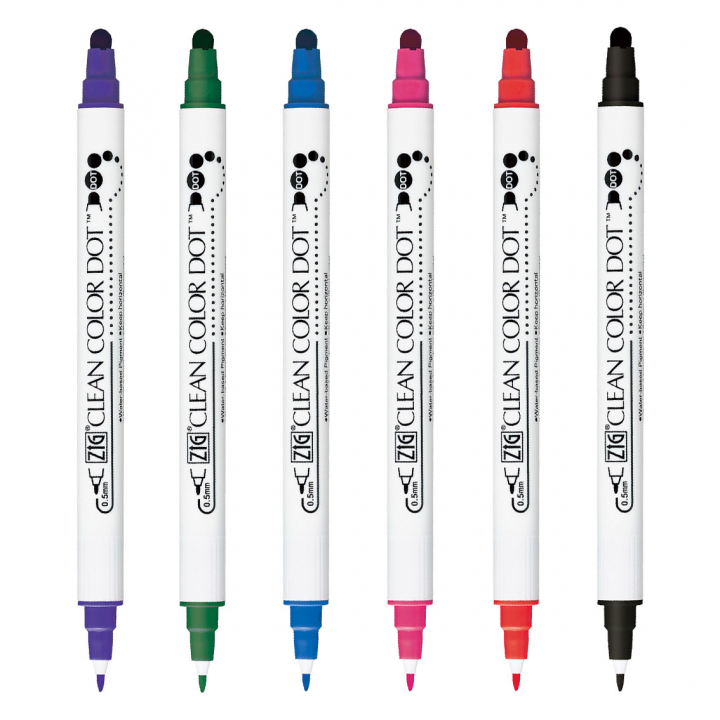 Läs mer om ZIG Kuretake Clean Color DOT Pen Violet