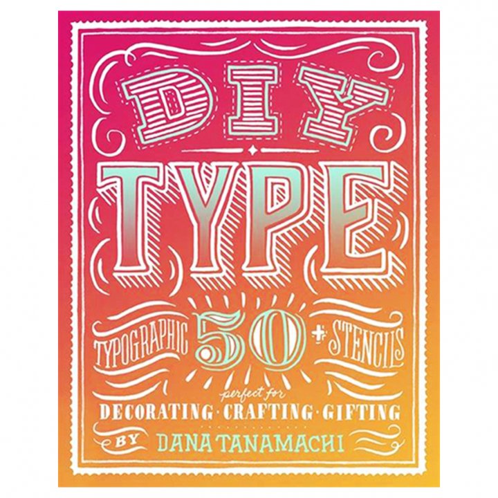 DIY Type: 50+ Typographic Stencils i gruppen Skapande & Hobby / Skapa / Pyssel och DIY hos Pen Store (111833)