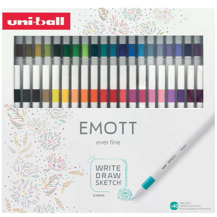 Emott 40-set i gruppen Pennor / Konstnärspennor / Illustrationsmarkers hos Pen Store (111841)