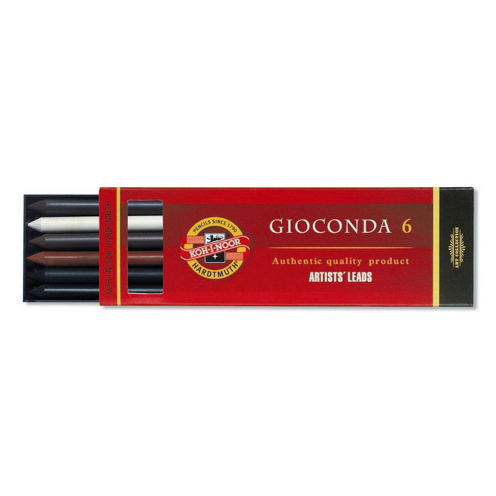 Gioconda Stiftset III 5.6 mm i gruppen Konstnärsmaterial / Kritor och blyerts / Kolpennor och ritkol hos Pen Store (111870)