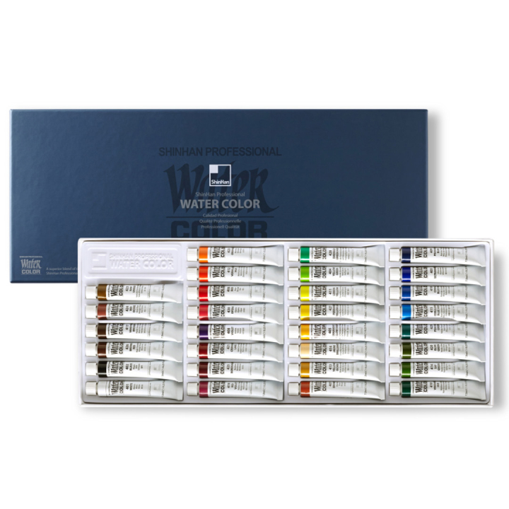 Akvarellfärg PRO 30-set i gruppen Konstnärsmaterial / Konstnärsfärger / Akvarellfärg / Akvarellfärg på tub hos Pen Store (112597)