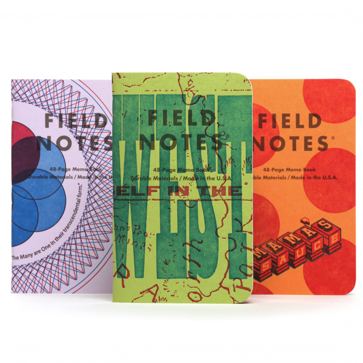 Läs mer om Field Notes United States of Letterpress A 3-Pack