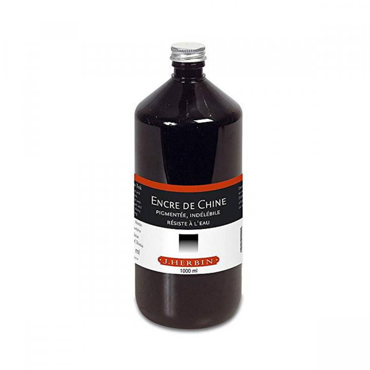Läs mer om Herbin Indian ink 1000 ml Black