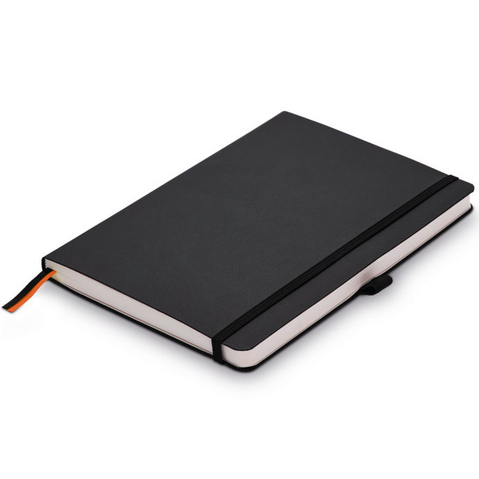 Notebook Soft Cover Plain A5 Black i gruppen Papper & Block / Skriva och anteckna / Anteckningsböcker hos Pen Store (125389)