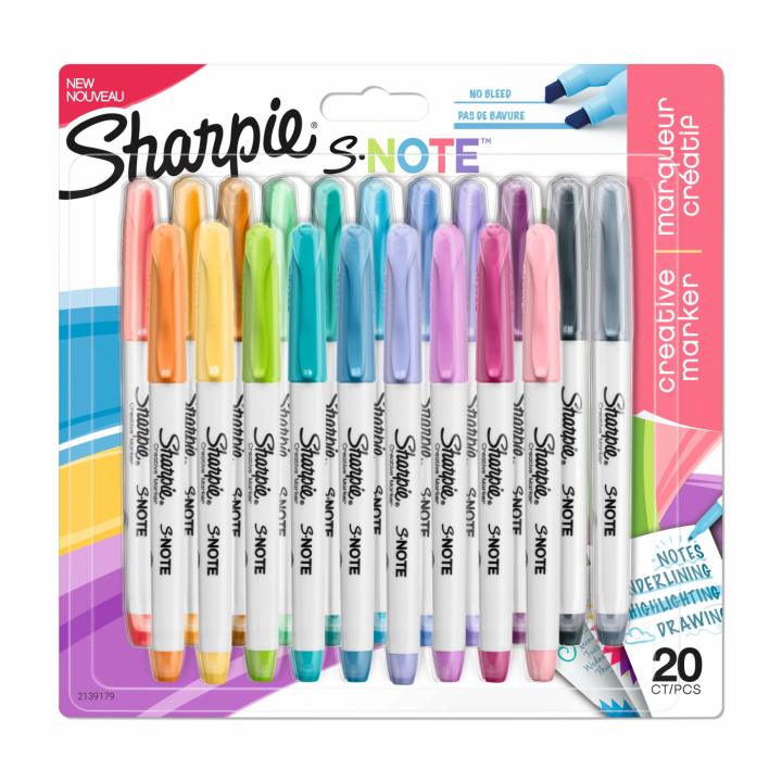 Läs mer om Sharpie S-note 20-pack
