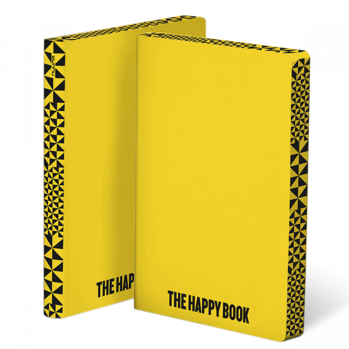 Läs mer om Nuuna Notebook Graphic L - The Happy Book