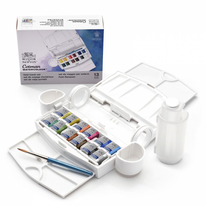 Cotman Akvarellset Field Box i gruppen Konstnärsmaterial / Produktserier / W&N Cotman hos Pen Store (125827)
