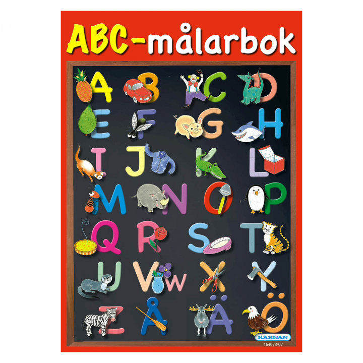 ABC Målarbok i gruppen Kids / Barnpyssel och kreativitet / Målar- och pysselböcker hos Voorcrea (125986)