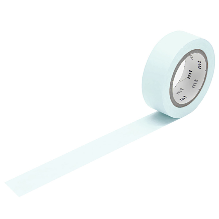 Washi-tejp Pastel Cyan i gruppen Skapande & Hobby / Hobbytillbehör / Washi-tejp hos Pen Store (126376)