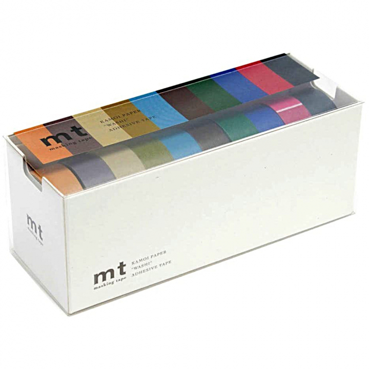 Läs mer om MT Washi-tejp Gift Box Dark Color