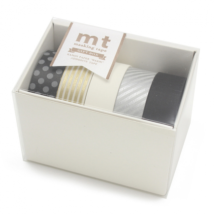 Läs mer om MT Washi-tejp Gift Box Monotone