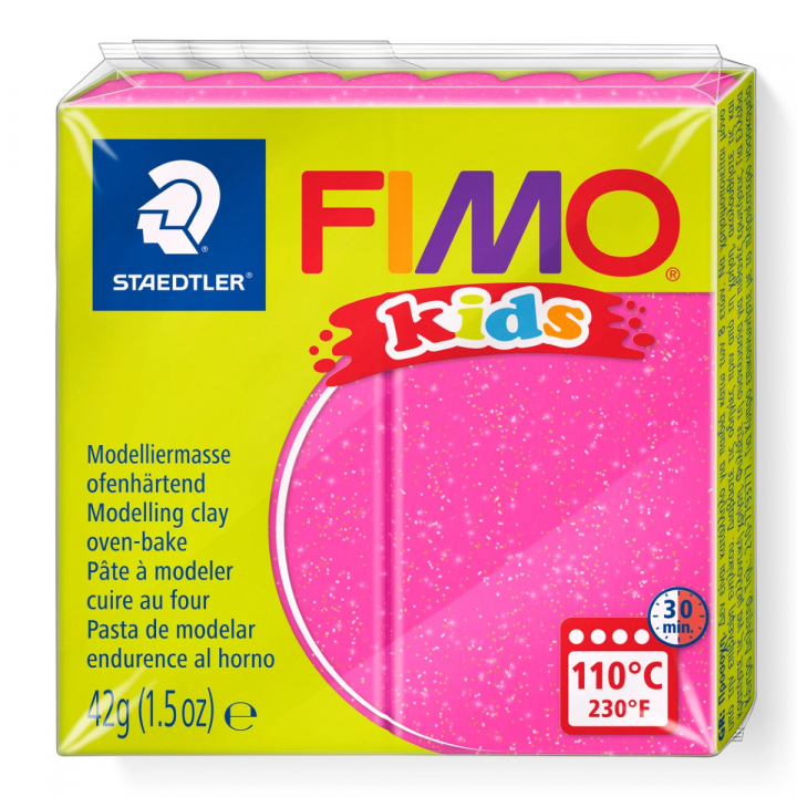 Läs mer om Staedtler FIMO Kids Modellera 42 g red glitter