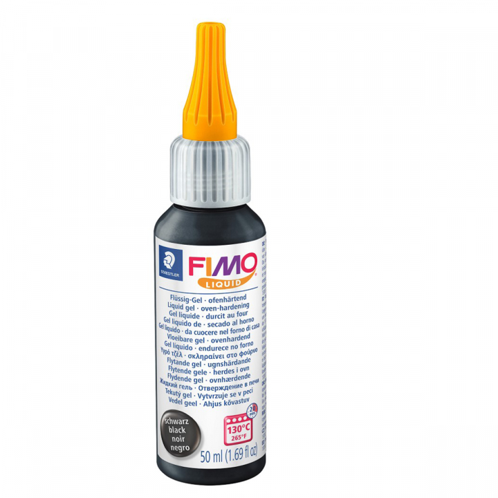 Läs mer om Staedtler FIMO Liquid gel 50 ml Svart