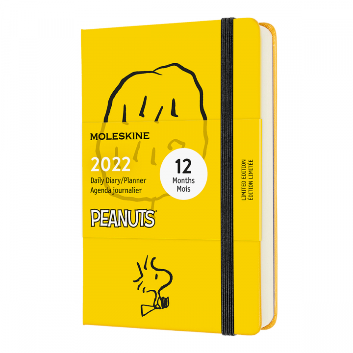 Kalender 2022 Daily Hard Cover Pocket Peanut i gruppen Papper & Block / Kalendrar och almanackor / 12-månaderskalendrar hos Pen Store (126719)
