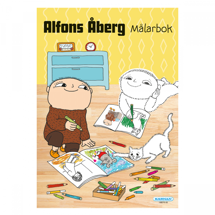 Alfons Åberg Målarbok i gruppen Kids / Barnpyssel och kreativitet / Målar- och pysselböcker hos Pen Store (126748)