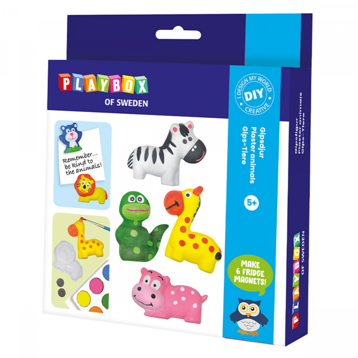 Läs mer om Playbox Pysselset Gipsdjur