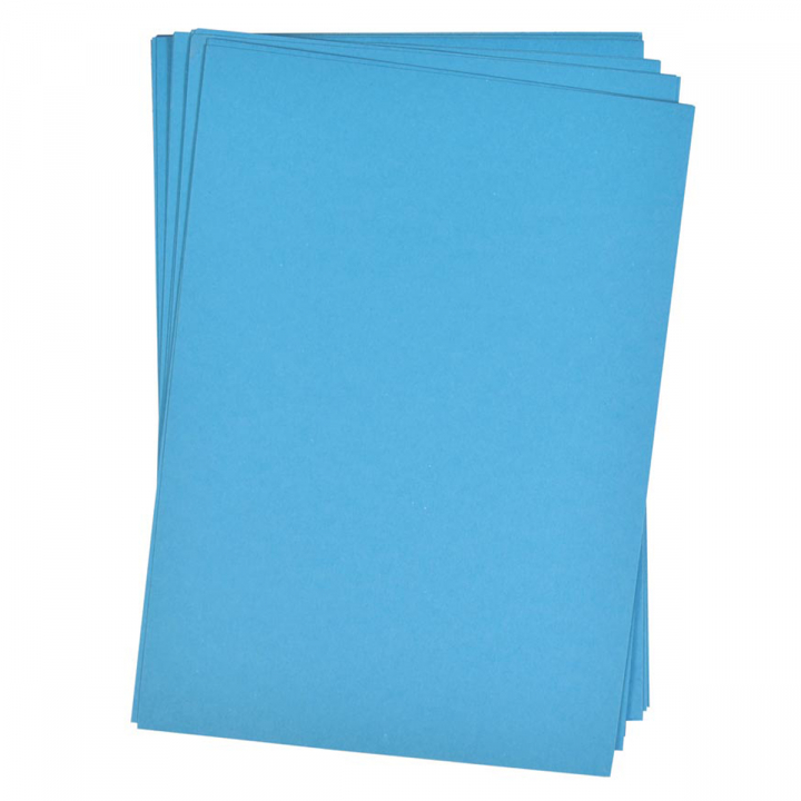 Läs mer om Playbox Färgat papper Ljusblå 25 st 180 g