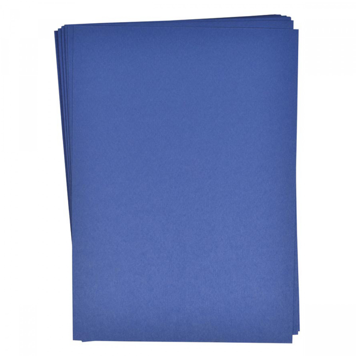 Läs mer om Playbox Färgat papper Mörkblå 25 st 180 g