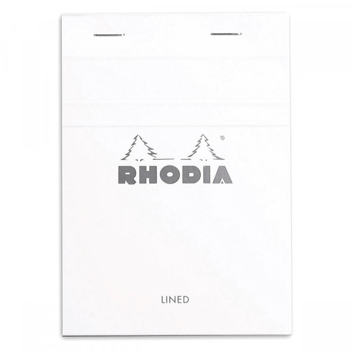 Läs mer om Rhodia Block Vit No.13 Linjerat
