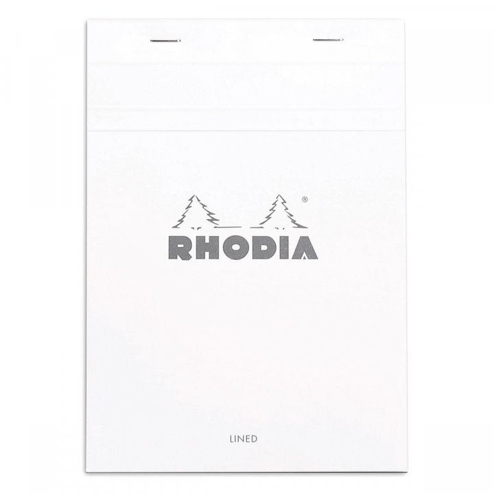 Läs mer om Rhodia Block Vit No.16 Linjerat