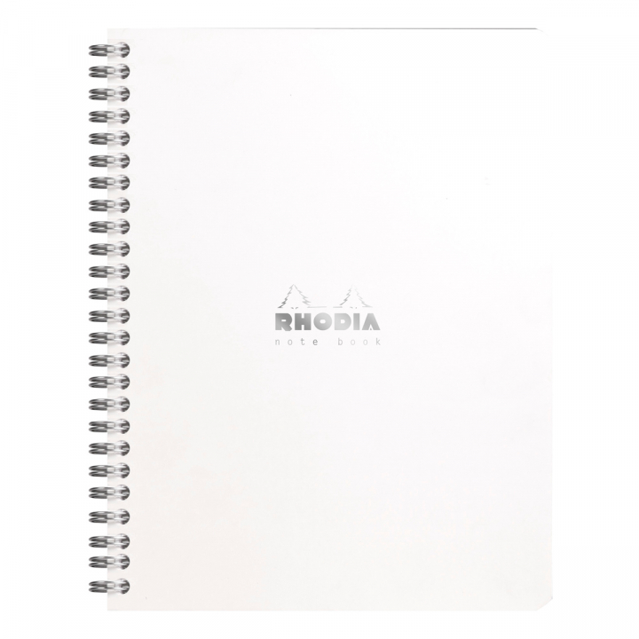 Läs mer om Rhodia Notebook Spiral Vit A5 Linjerat