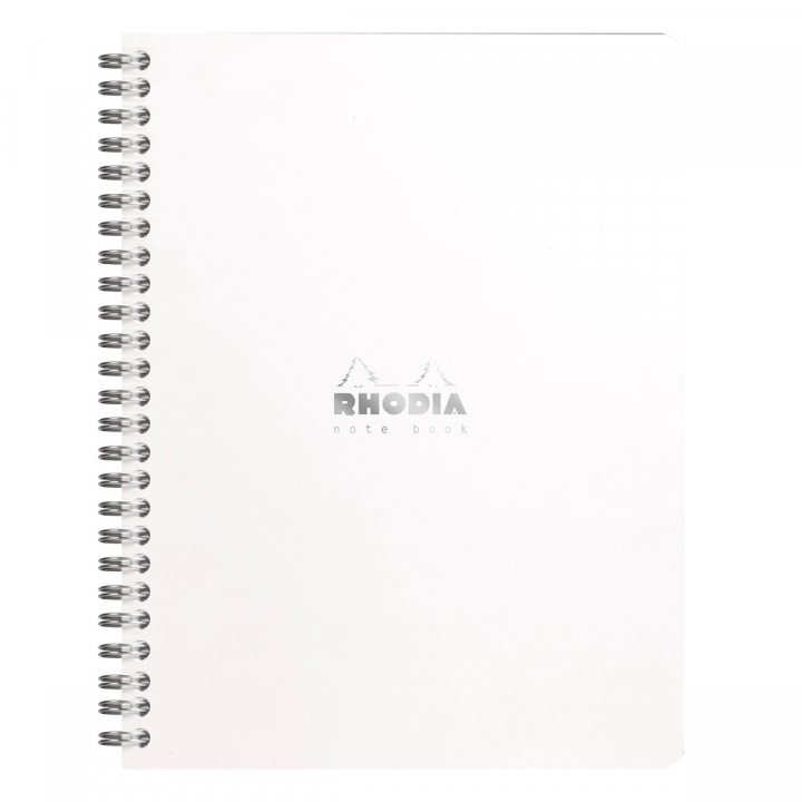 Läs mer om Rhodia Notebook Spiral Vit A5 Dotted