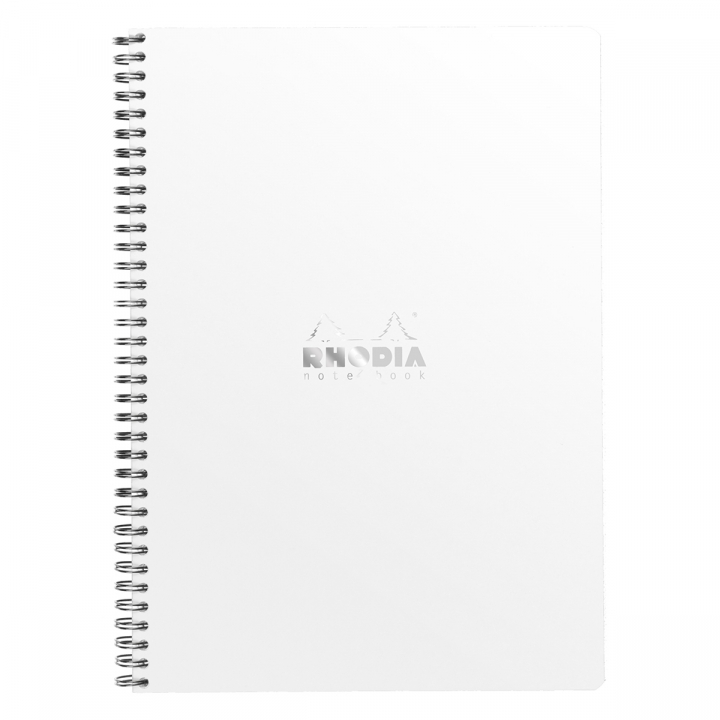 Läs mer om Rhodia Notebook Spiral Vit A4 Linjerat
