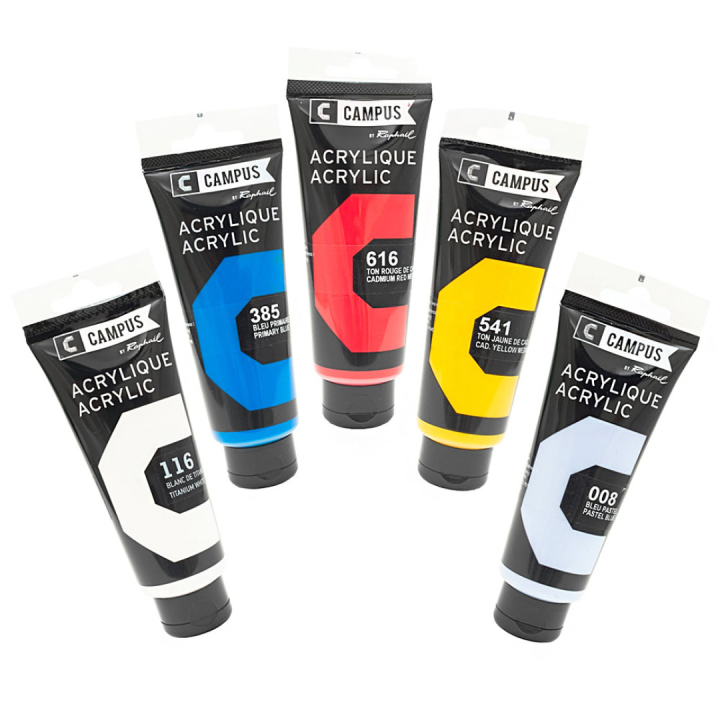 Campus Akrylfärg 100 ml i gruppen Konstnärsmaterial / Konstnärsfärger / Akrylfärg hos Pen Store (127148_r)