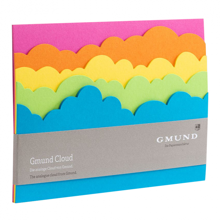 Läs mer om Gmund Cloud Pad Anteckningsblock A5 Rainbow