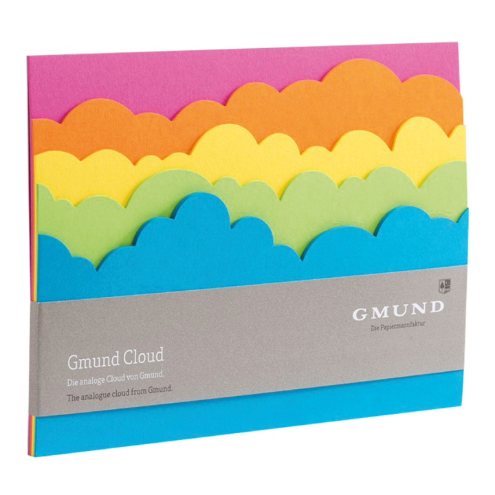 Cloud Pad Anteckningsblock A5 Rainbow i gruppen Papper & Block / Skriva och anteckna / Skrivblock och häften hos Pen Store (127239)