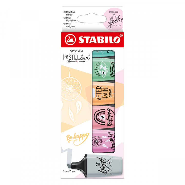 Läs mer om Stabilo Boss Mini Överstrykningspennor 6-pack