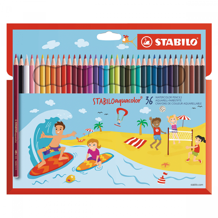 Läs mer om Stabilo Aquacolor Akvarellpennor 36-pack