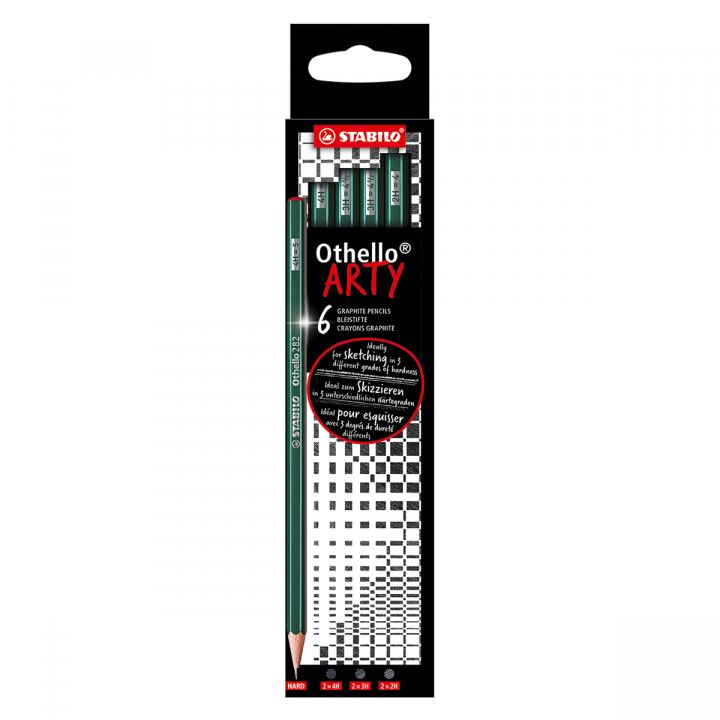 Läs mer om Stabilo Othello Blyertspenna H 6-pack