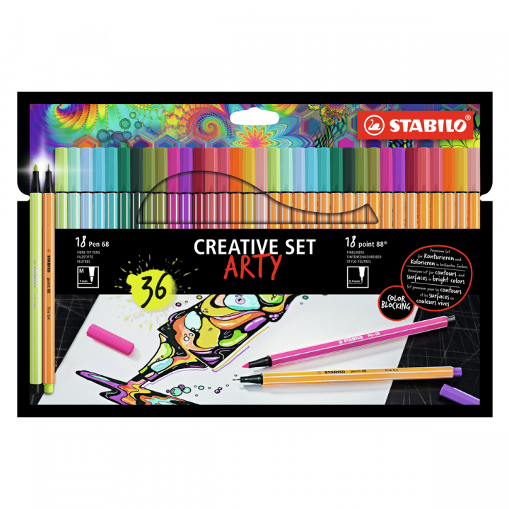 Läs mer om Stabilo Creative Set Arty 36-pack