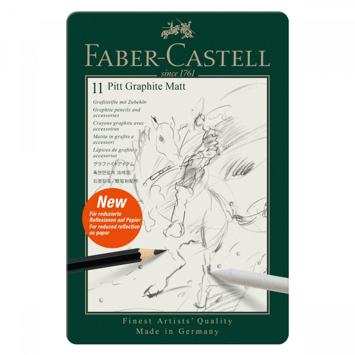 Läs mer om Faber-Castell Graphite Matt Blyertspenna 11-set