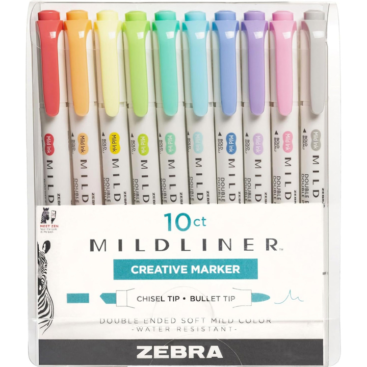 Mildliner 10-pack i gruppen Pennor / Konstnärspennor / Illustrationsmarkers hos Pen Store (127931)