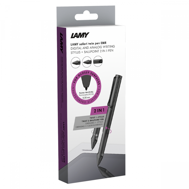 Läs mer om Lamy Safari Twin Pen EMR PC/EL - Digital Penna