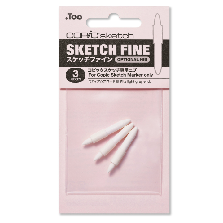 Sketch Spets Fine 3-pack i gruppen Pennor / Penntillbehör / Tillbehör och reservdelar hos Pen Store (128148)