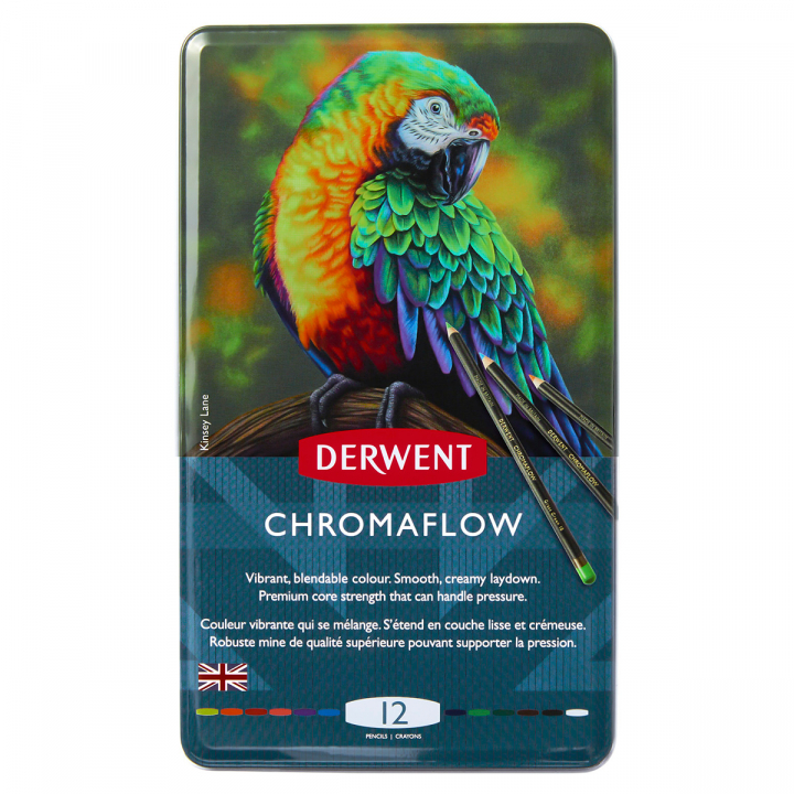 Läs mer om Derwent Chromaflow Färgpennor 12-set