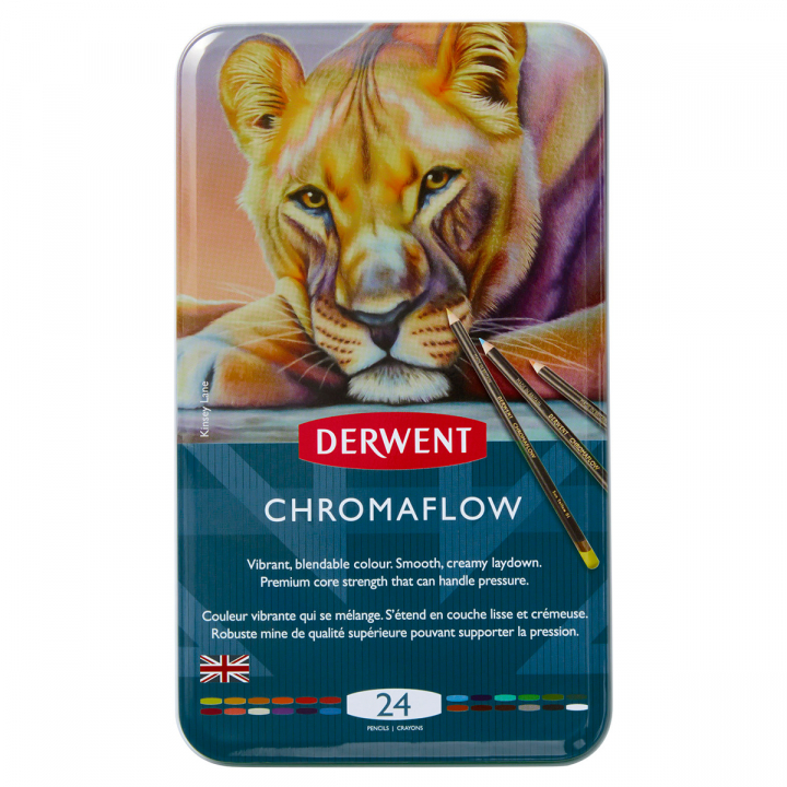 Läs mer om Derwent Chromaflow Färgpennor 24-set