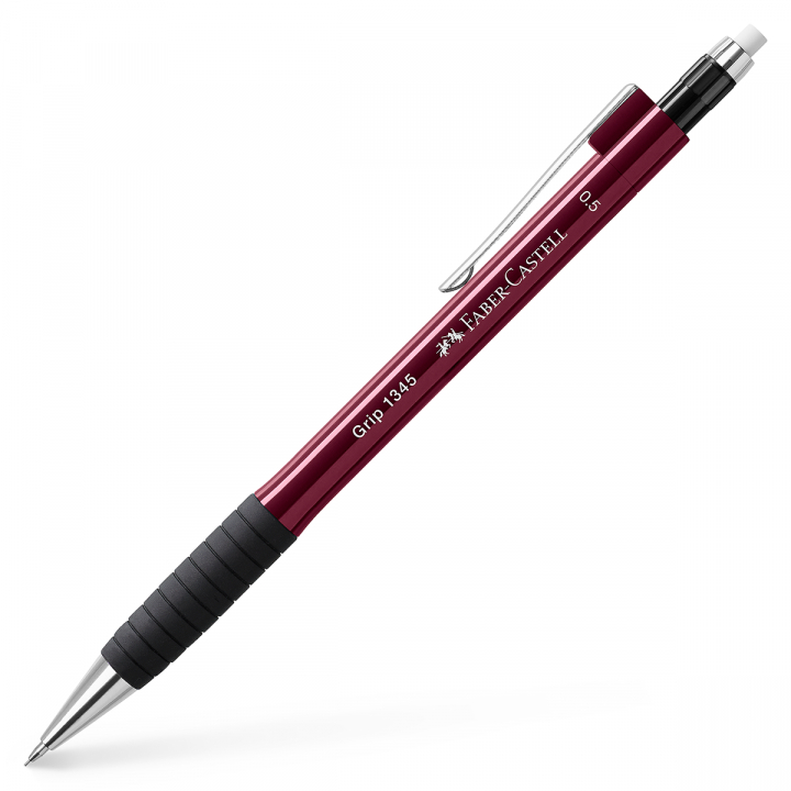 Läs mer om Faber-Castell Stiftpenna Grip45 0.5 mm Röd