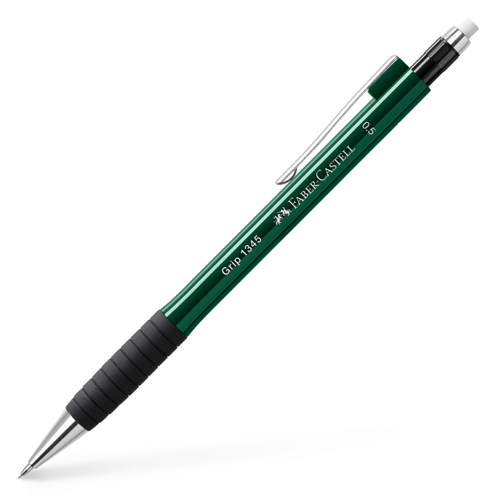 Läs mer om Faber-Castell Stiftpenna Grip45 0.5 mm Grön