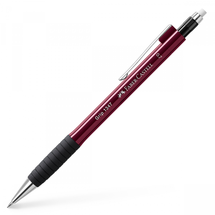 Läs mer om Faber-Castell Stiftpenna Grip47 0.7 mm Röd