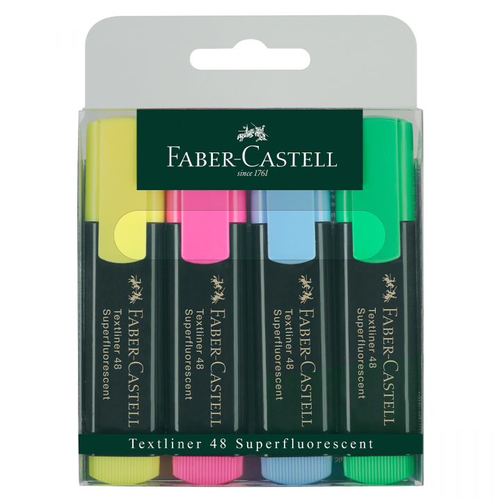 Läs mer om Faber-Castell Textliner 48 Överstrykningspennor 4-pack