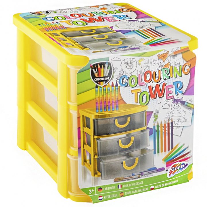 Färgläggnings-kit med förvaring 3 år+ i gruppen Kids / Barnpennor / 3 år+ hos Pen Store (128506)
