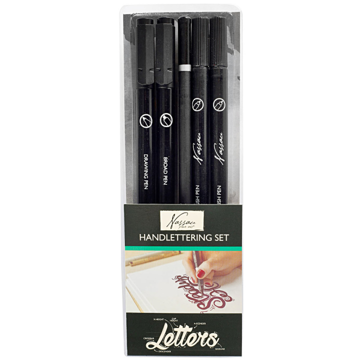 Handlettering 5-set i gruppen Skapande & Hobby / Kalligrafi / Letteringset hos Pen Store (128520)