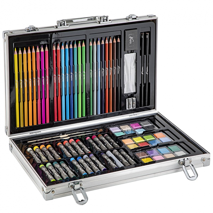 Art Box 79-set i Metallbox i gruppen Konstnärsmaterial / Konstnärsset / Målarset hos Pen Store (128562)